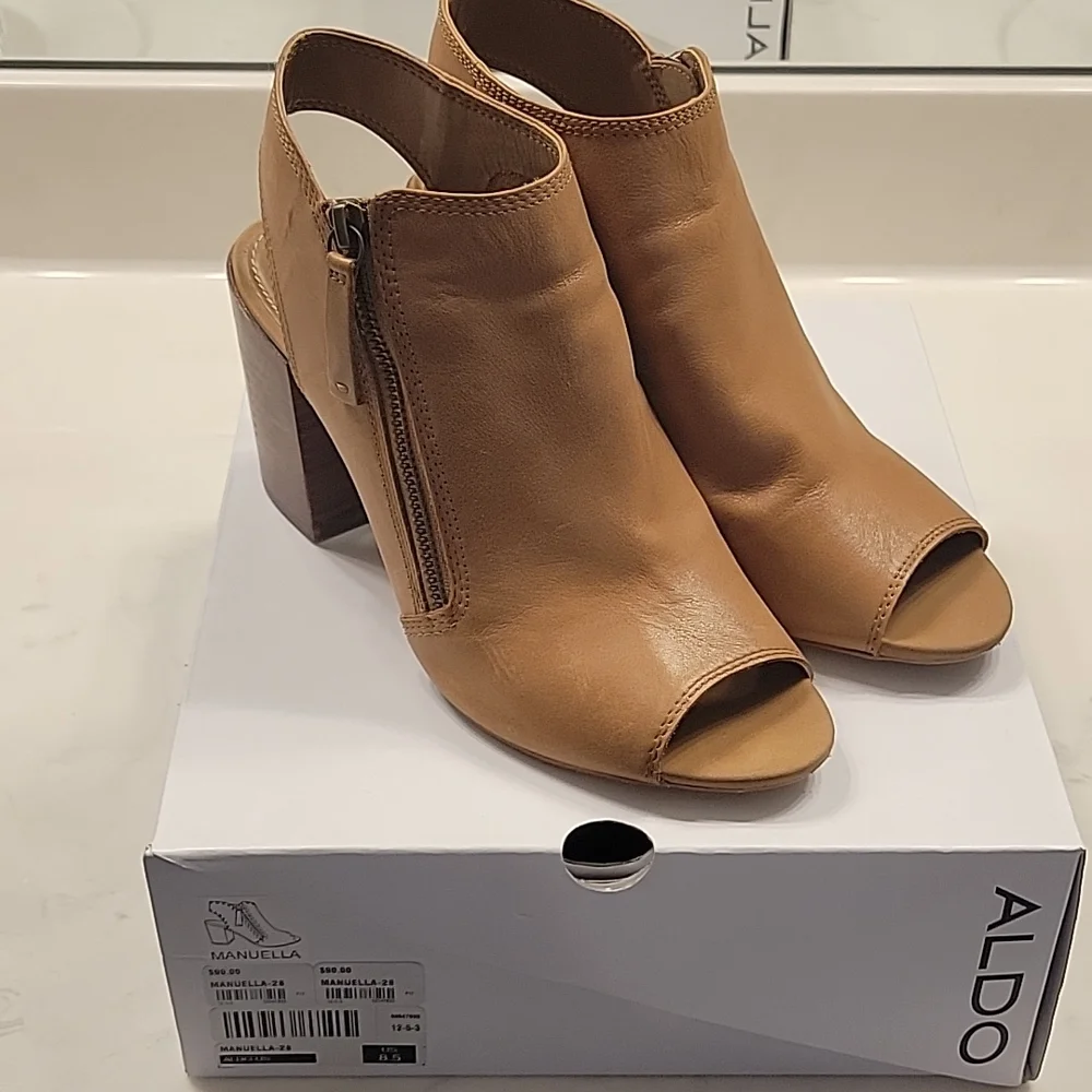 Aldo Open Toe Booties - Picture 1 of 8